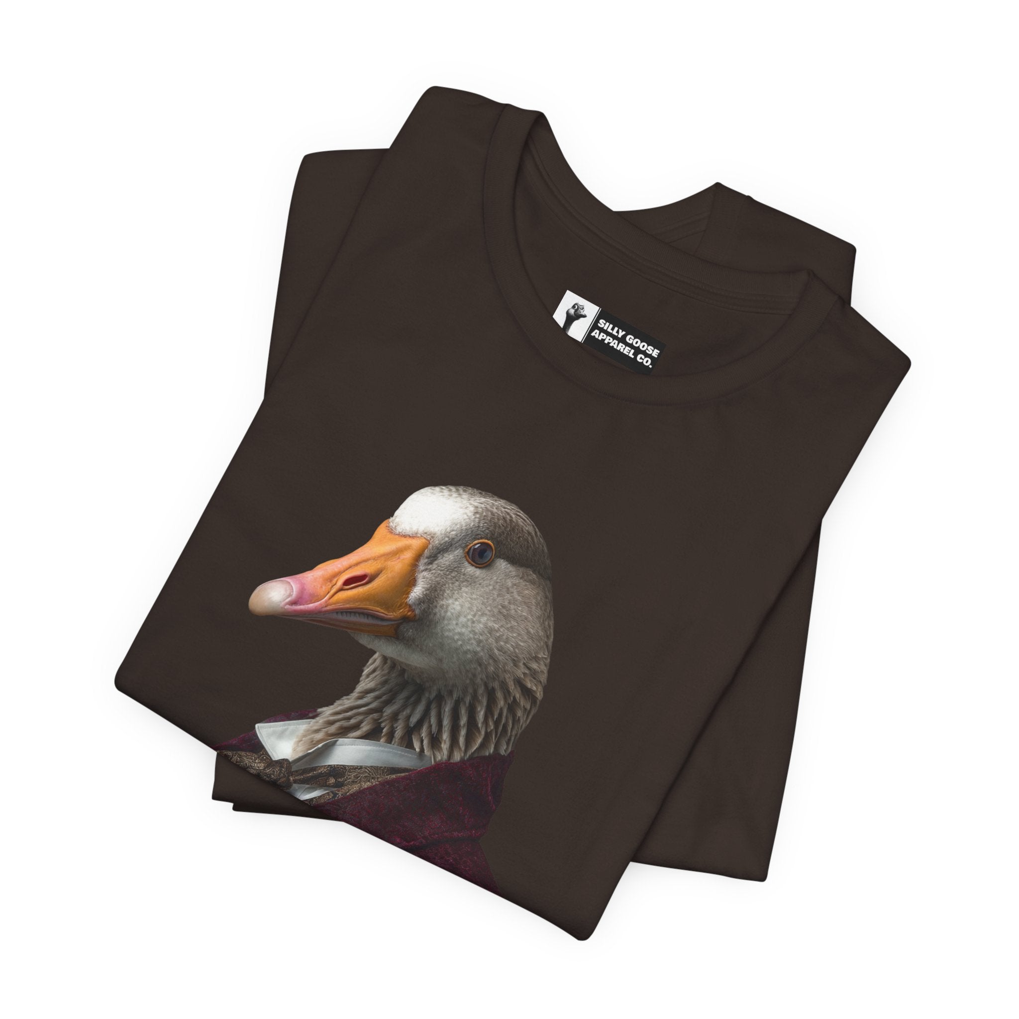 Goose Portrait Tee — Vintage Gentleman Goose Graphic T-Shirt