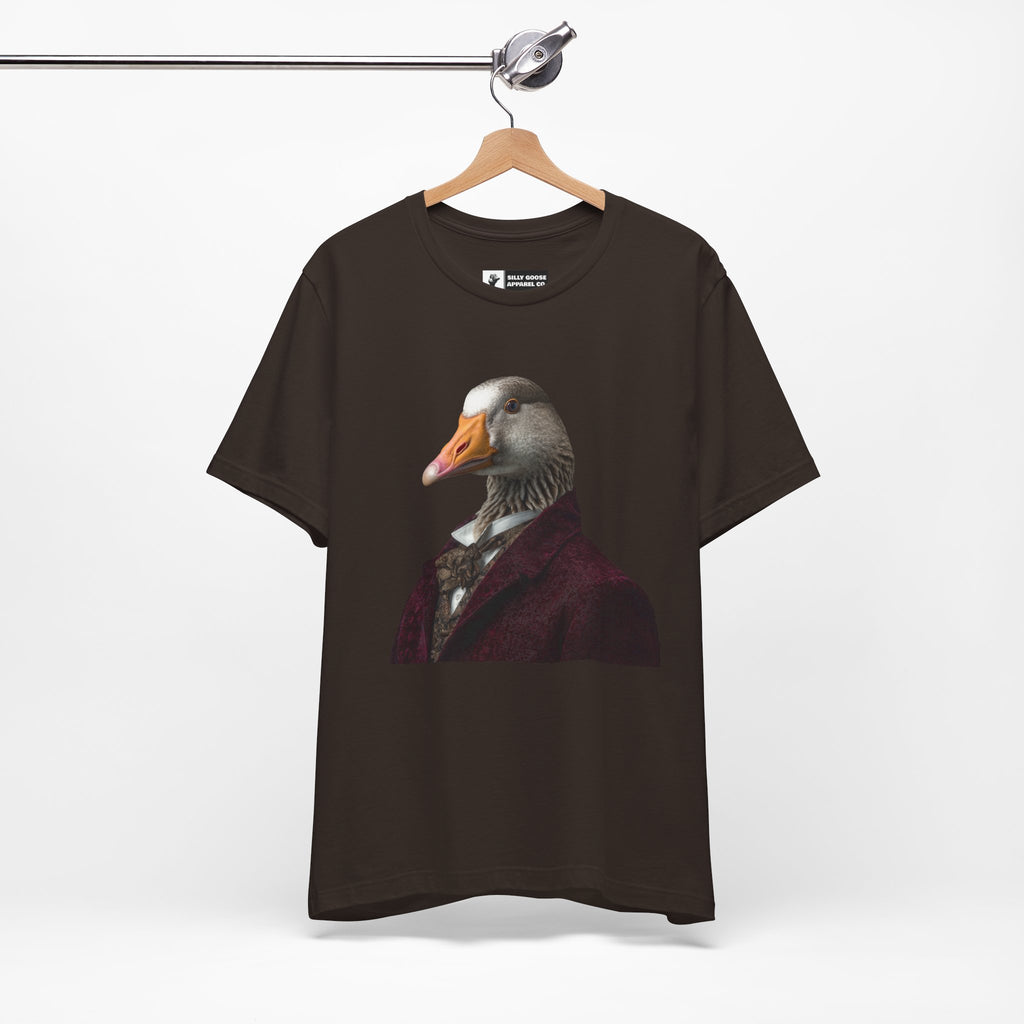 Goose Portrait Tee — Vintage Gentleman Goose Graphic T-Shirt
