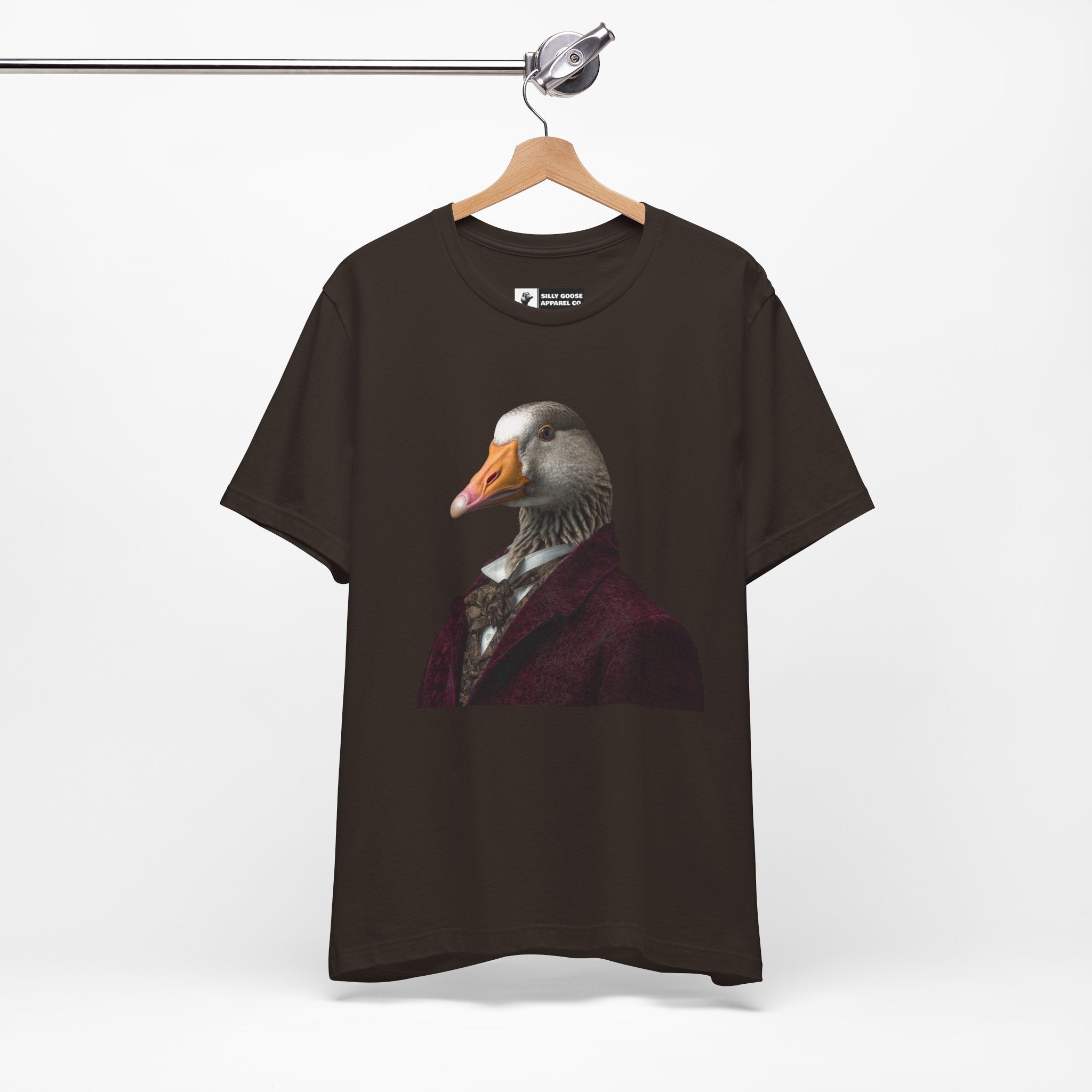 Goose Portrait Tee — Vintage Gentleman Goose Graphic T-Shirt