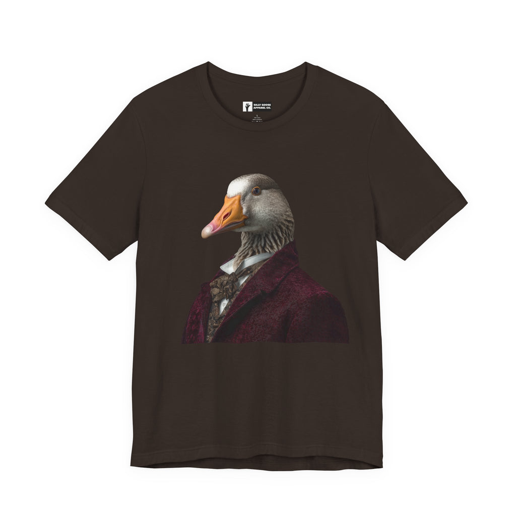 Goose Portrait Tee — Vintage Gentleman Goose Graphic T-Shirt