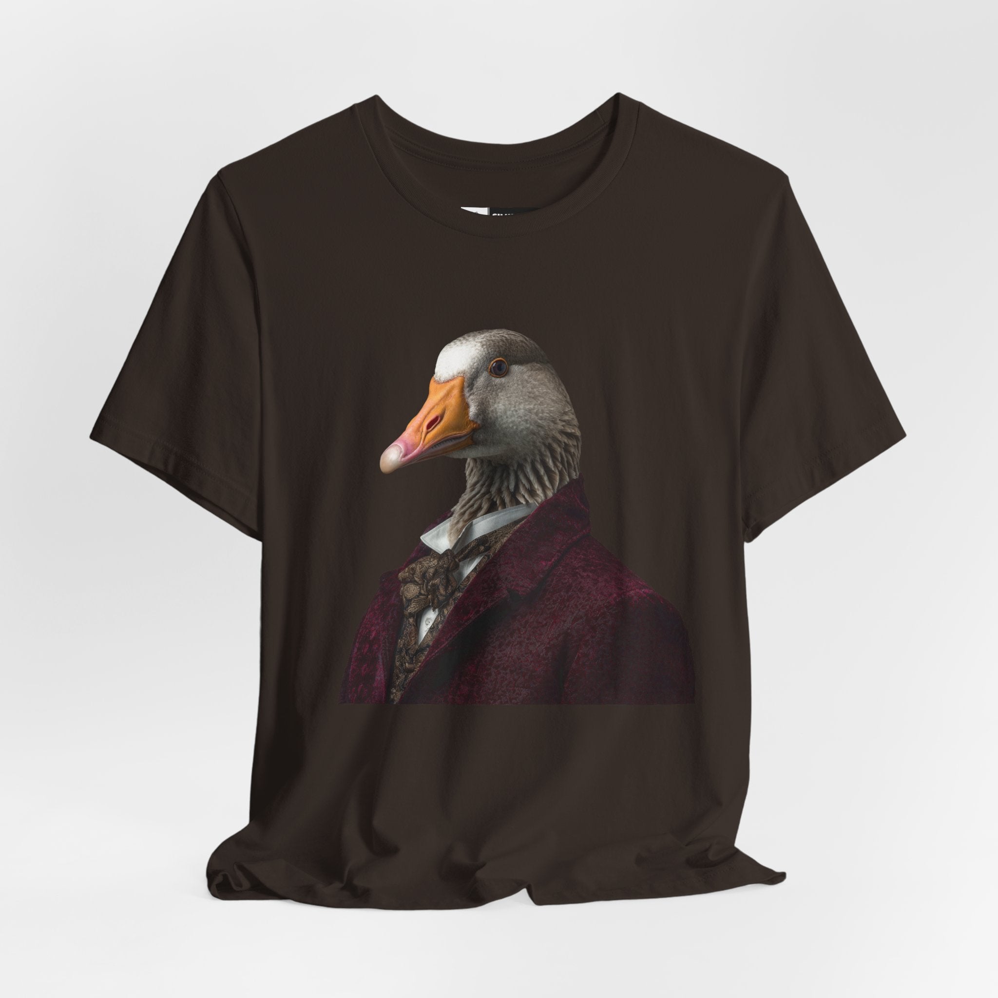 Goose Portrait Tee — Vintage Gentleman Goose Graphic T-Shirt