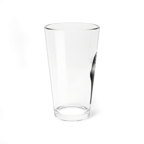 Goose Head 16oz Mixing Glass – Funny Retro Goose Illustration Pint Glass